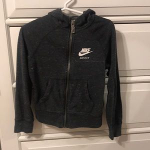 Girls Nike zip up sweatshirt